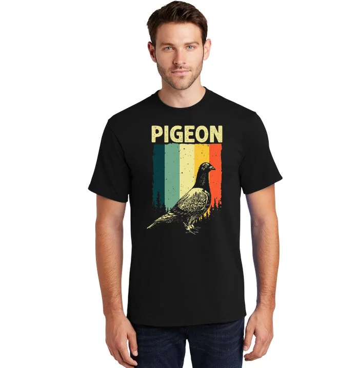 Funny Pigeon Design For Men Women Pigeon Costume Bird Lovers Tall T-Shirt