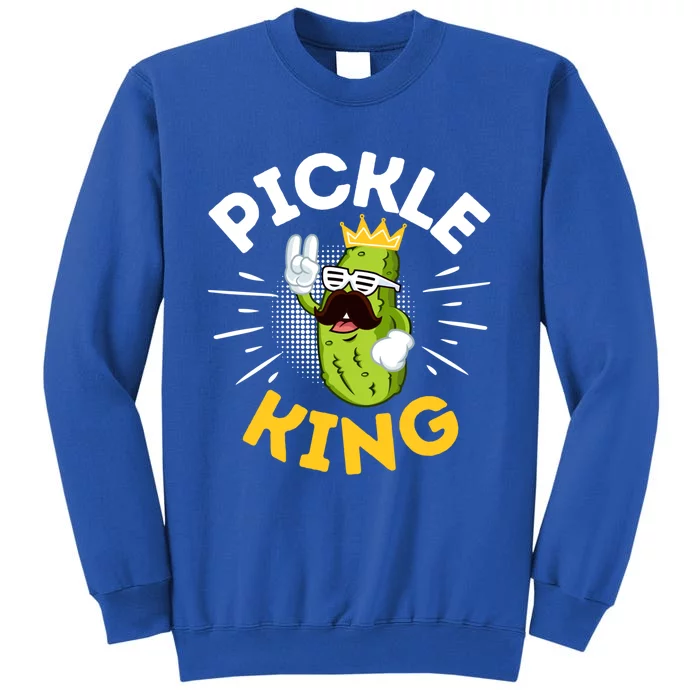 Funny Pickle Dad King Vegetable Fathers' Day Gardener Lover Gift Sweatshirt