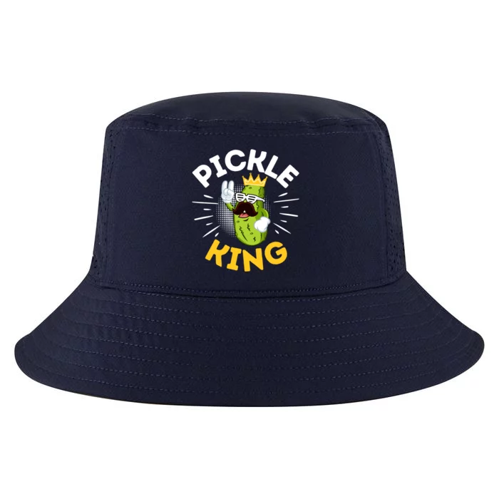 Funny Pickle Dad King Vegetable Fathers' Day Gardener Lover Gift Cool Comfort Performance Bucket Hat