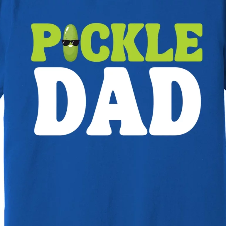 Funny Pickle Dad Vegetable Fathers' Day Gardener Lover Gift Premium T-Shirt