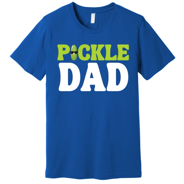 Funny Pickle Dad Vegetable Fathers' Day Gardener Lover Gift Premium T-Shirt