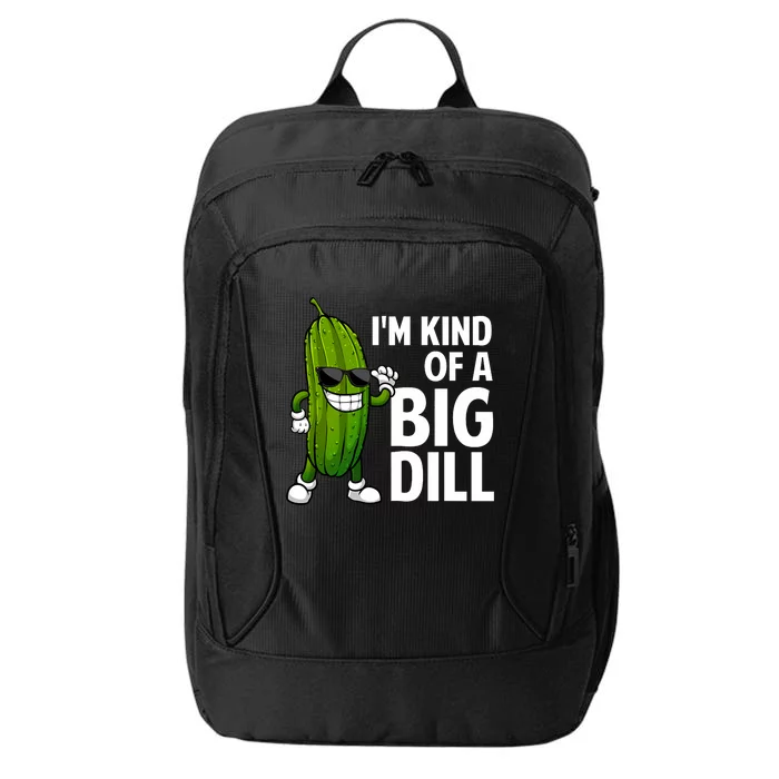 Funny Pickle Design Big Dill Pickle Lover City Backpack