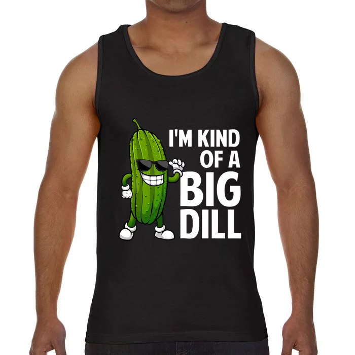 Funny Pickle Design Big Dill Pickle Lover Comfort Colors® Tank Top