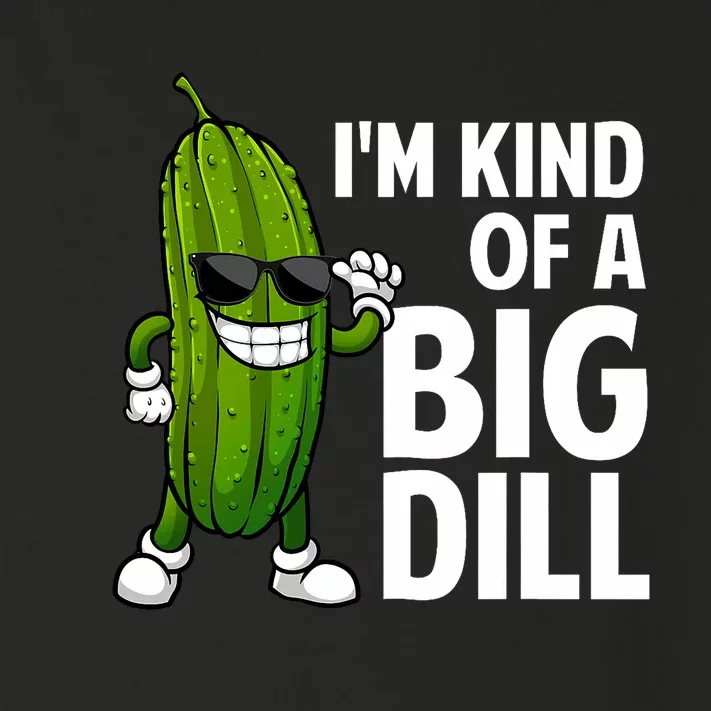 Funny Pickle Design Big Dill Pickle Lover Toddler Long Sleeve Shirt