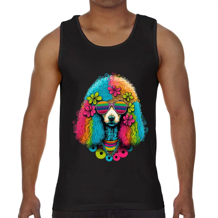 Funny Poodle Dog Miniature Poodle Toy Poodle Hippie Comfort Colors® Tank Top