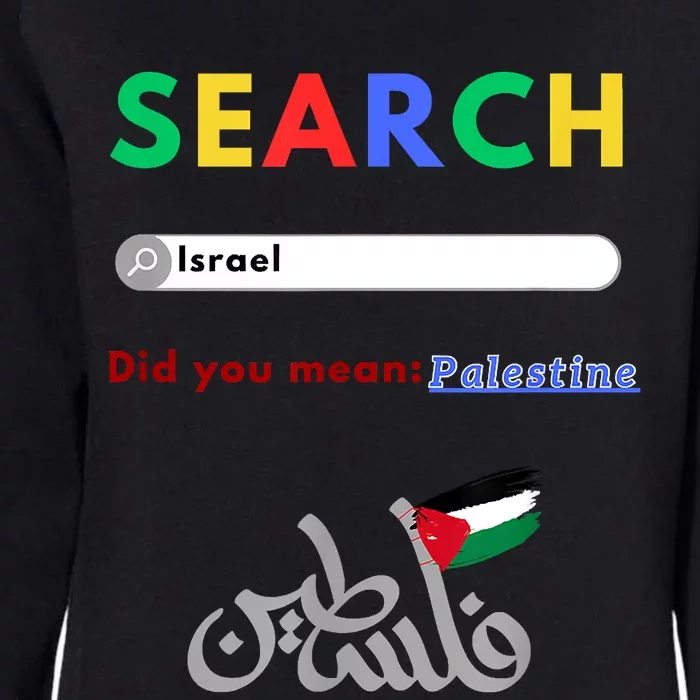 Free Palestine Did You Mean Palestine Womens California Wash Sweatshirt