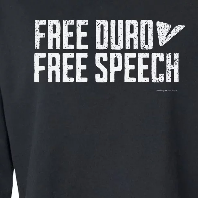 Free Pavel Durov Telegram Free Speech Cropped Pullover Crew