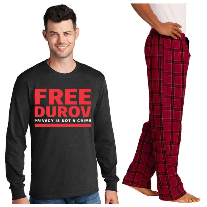 Free Pavel Durov Long Sleeve Pajama Set