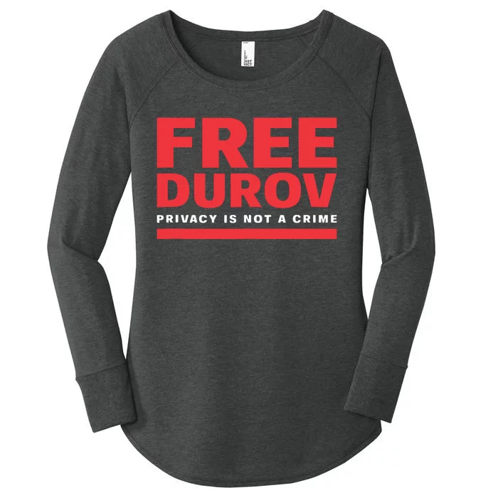 Free Pavel Durov Women's Perfect Tri Tunic Long Sleeve Shirt