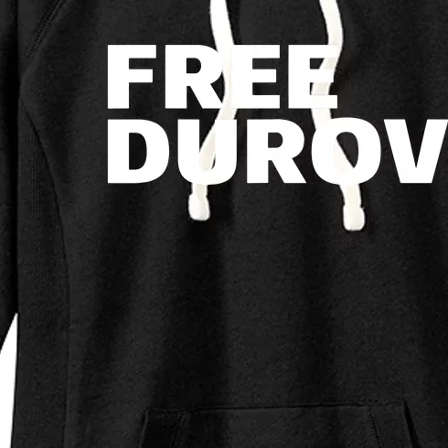 Free Pavel Durov Privacy Is Not A Crime Women's Fleece Hoodie