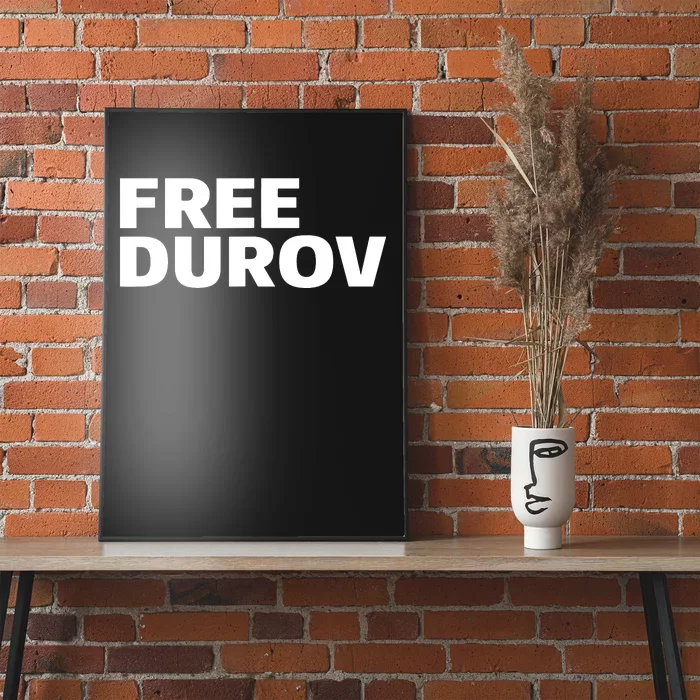 Free Pavel Durov Privacy Is Not A Crime Poster