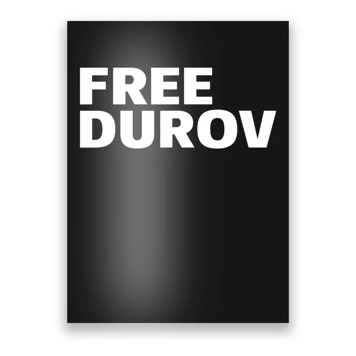 Free Pavel Durov Privacy Is Not A Crime Poster