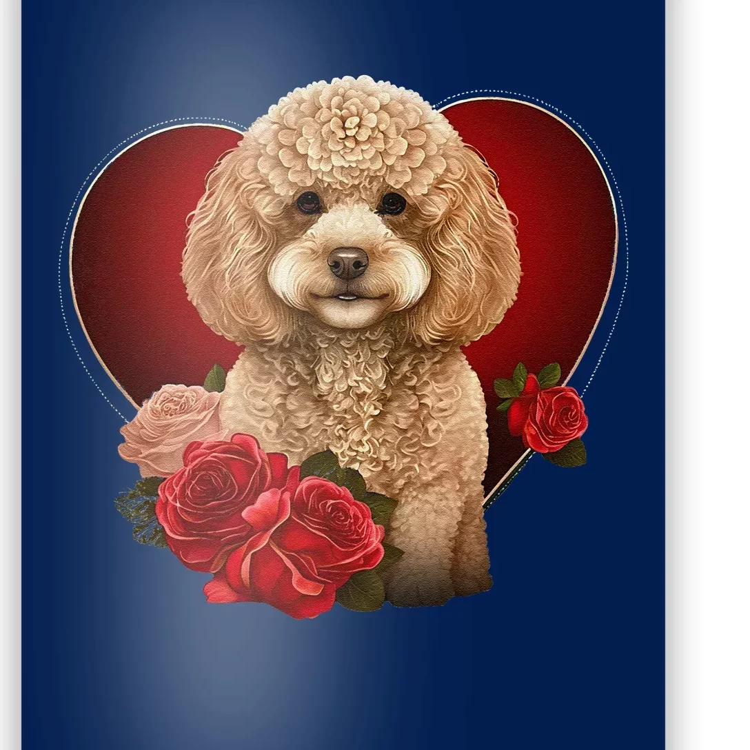 Funny Poodle Dog Miniature Poodle Toy Poodle Valentine Day Poster |  TeeShirtPalace