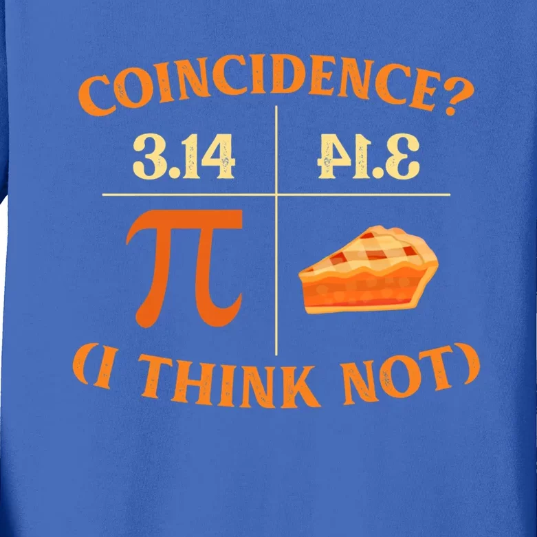 Funny Pi Day Match Teacher Geek Science Funny Gift Kids Long Sleeve Shirt