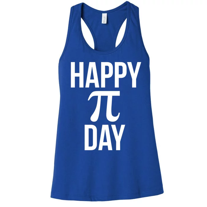 Funny Pi Day Quote For Math Teacher March 14th Happy Pi Day Funny Gift Women's Racerback Tank