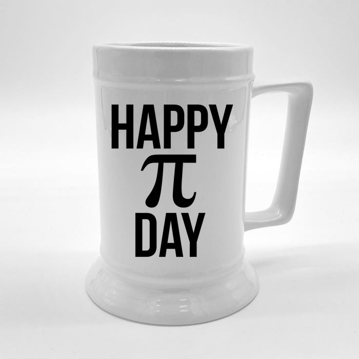 Funny Pi Day Quote For Math Teacher March 14th Happy Pi Day Funny Gift Front & Back Beer Stein