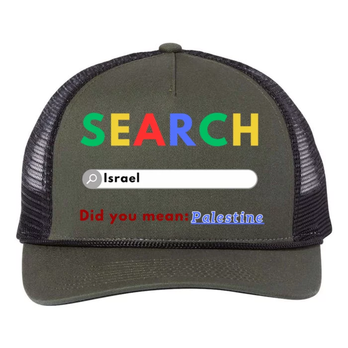 Free Palestine Did You Mean Palestine Gift Retro Rope Trucker Hat Cap