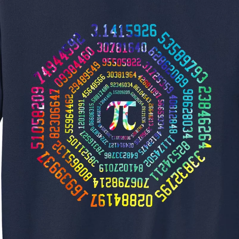 Funny Pi Day Pi Math Tee For Pi Day 3.14 Tall Sweatshirt