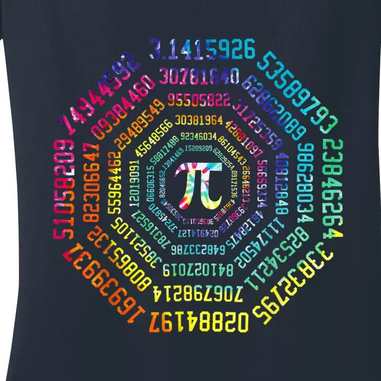 Funny Pi Day Pi Math Tee For Pi Day 3.14 Women's V-Neck T-Shirt