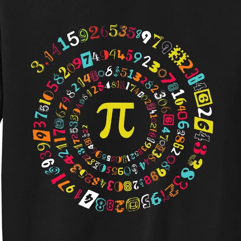 Funny Pi Day Spiral Pi Math For Pi Day 3.14 Sweatshirt