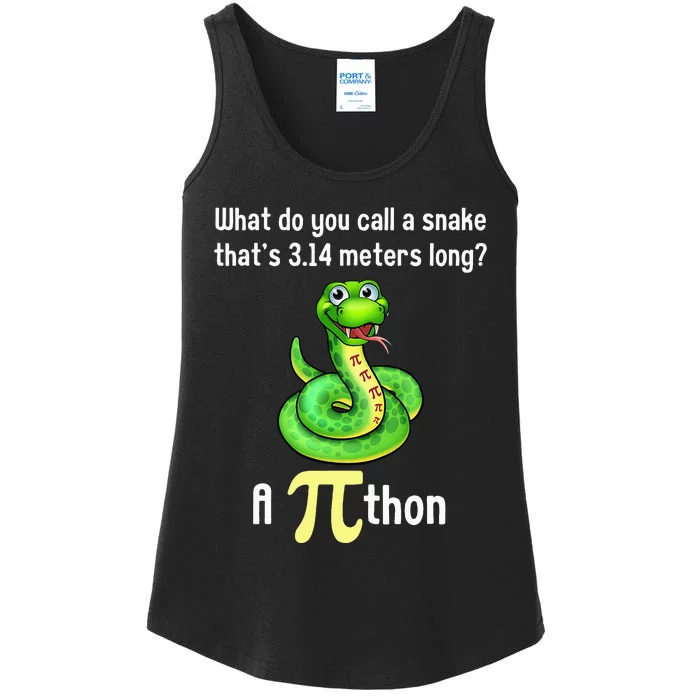 Funny Pi day Puns Pithon Math Teacher Jokes Ladies Essential Tank