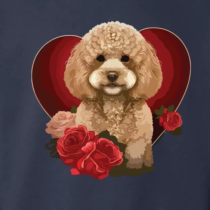 Funny Poodle Dog Miniature Poodle Toy Poodle Valentine Day Toddler Hoodie