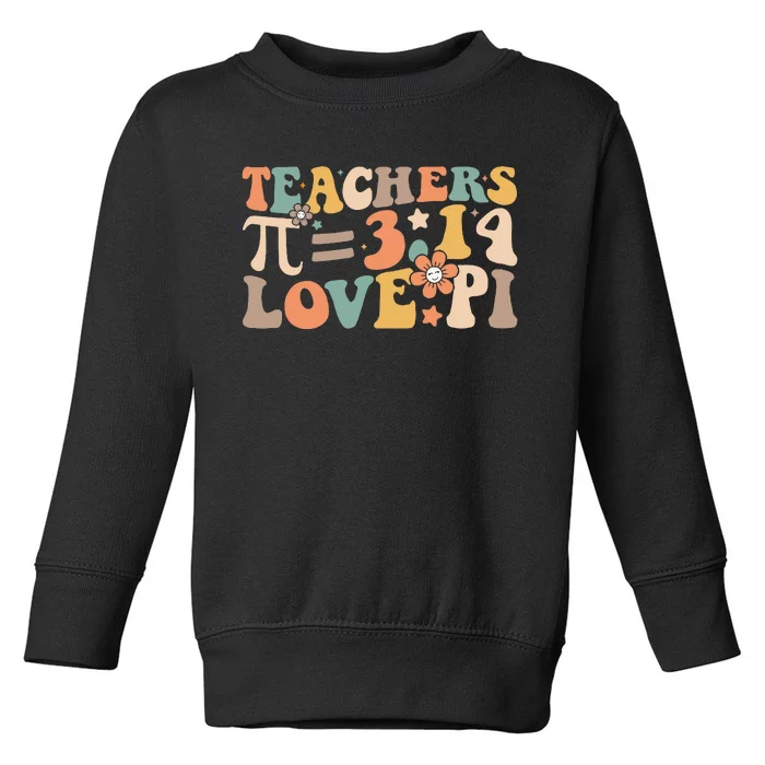 Funny Pi Day Math Teacher 3.14 Pi Symbol Nerds Toddler Sweatshirt