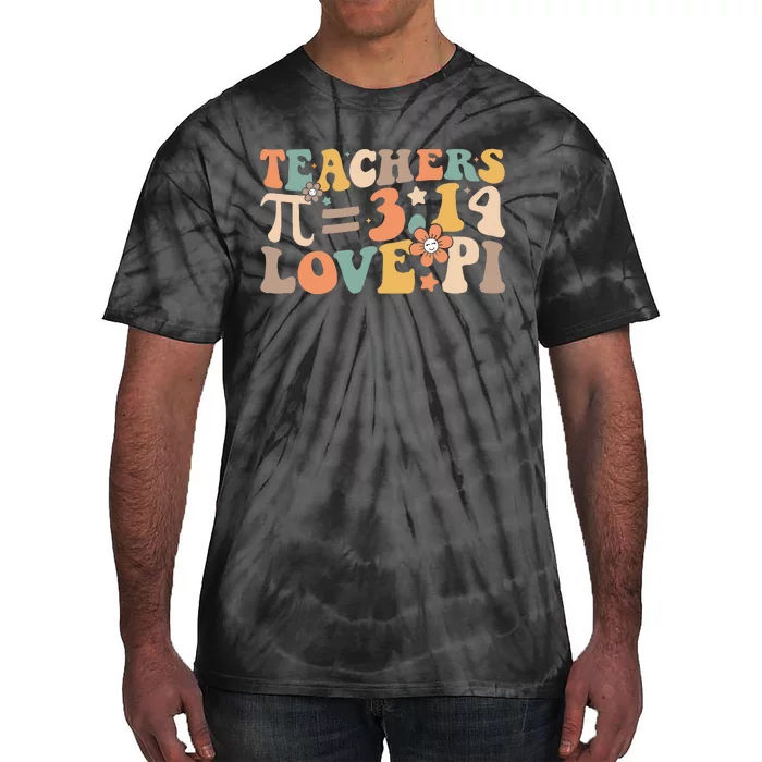 Funny Pi Day Math Teacher 3.14 Pi Symbol Nerds Tie-Dye T-Shirt