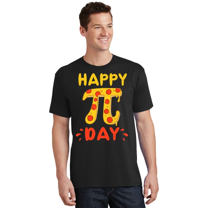 Funny Pi Day Pizza Pi Pizza Pie Math Club Joke T-Shirt