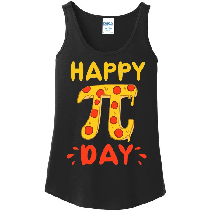 Funny Pi Day Pizza Pi Pizza Pie Math Club Joke Ladies Essential Tank