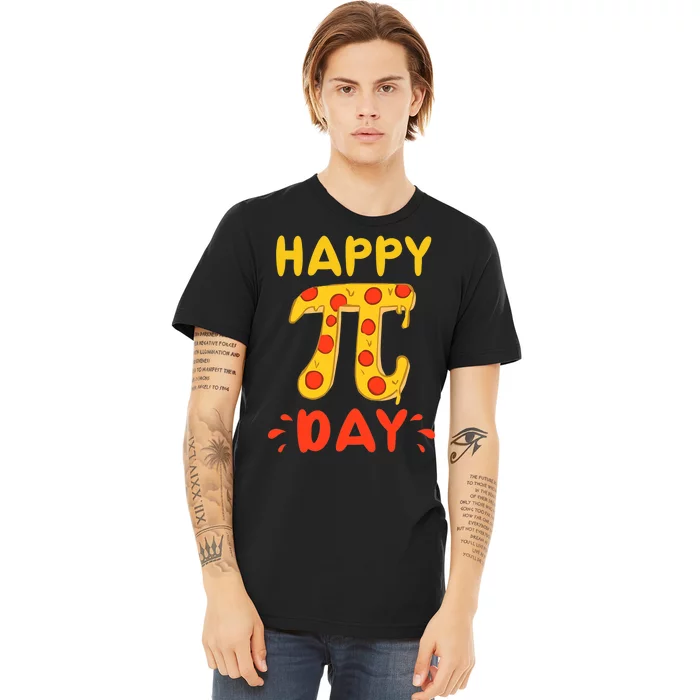 Funny Pi Day Pizza Pi Pizza Pie Math Club Joke Premium T-Shirt