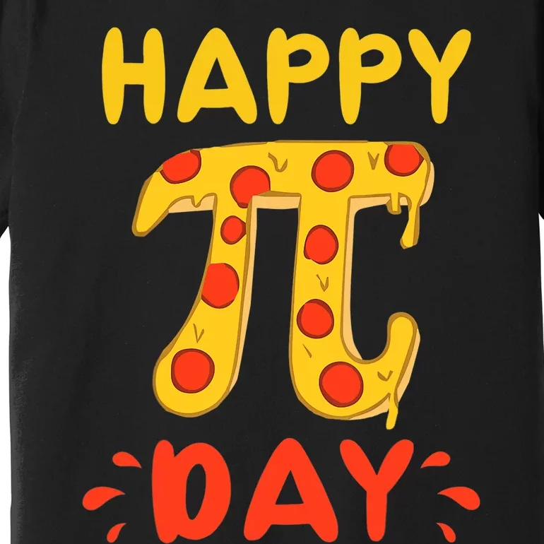 Funny Pi Day Pizza Pi Pizza Pie Math Club Joke Premium T-Shirt