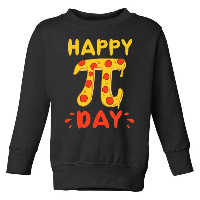 Funny Pi Day Pizza Pi Pizza Pie Math Club Joke Toddler Sweatshirt