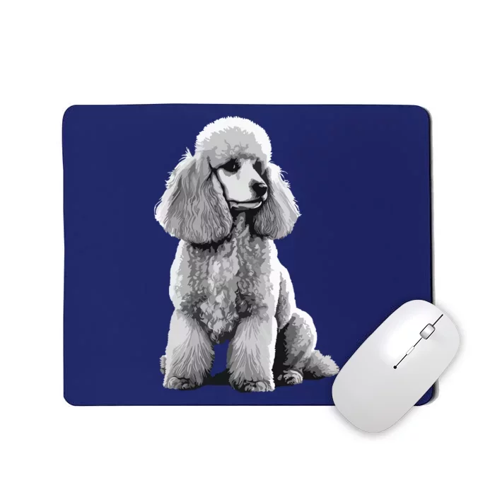 Funny Poodle Dog Miniature Poodle Toy Poodle Mousepad