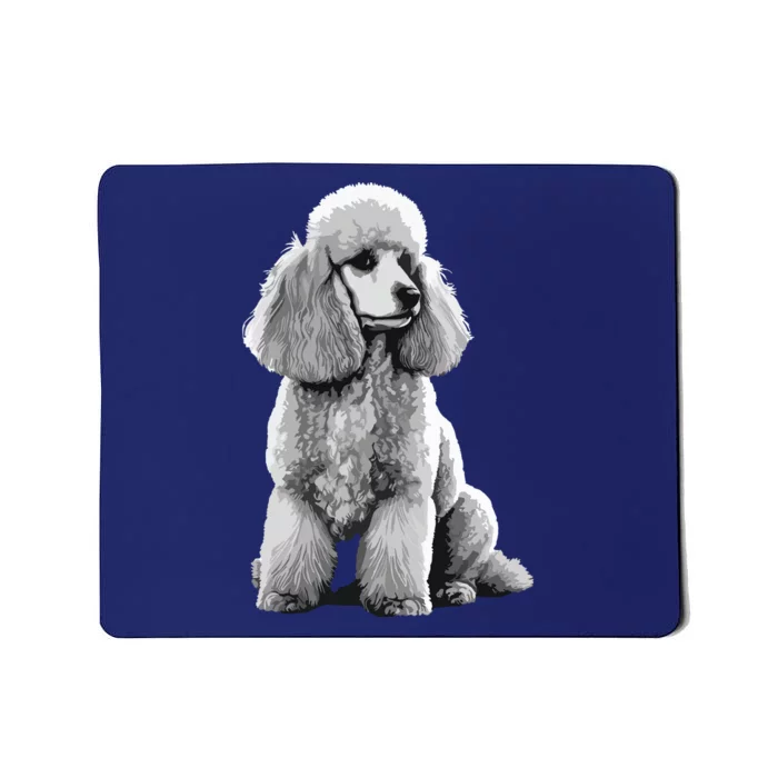 Funny Poodle Dog Miniature Poodle Toy Poodle Mousepad