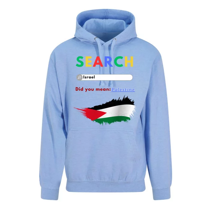 Free Palestine Did You Mean Palestine Gift Unisex Surf Hoodie