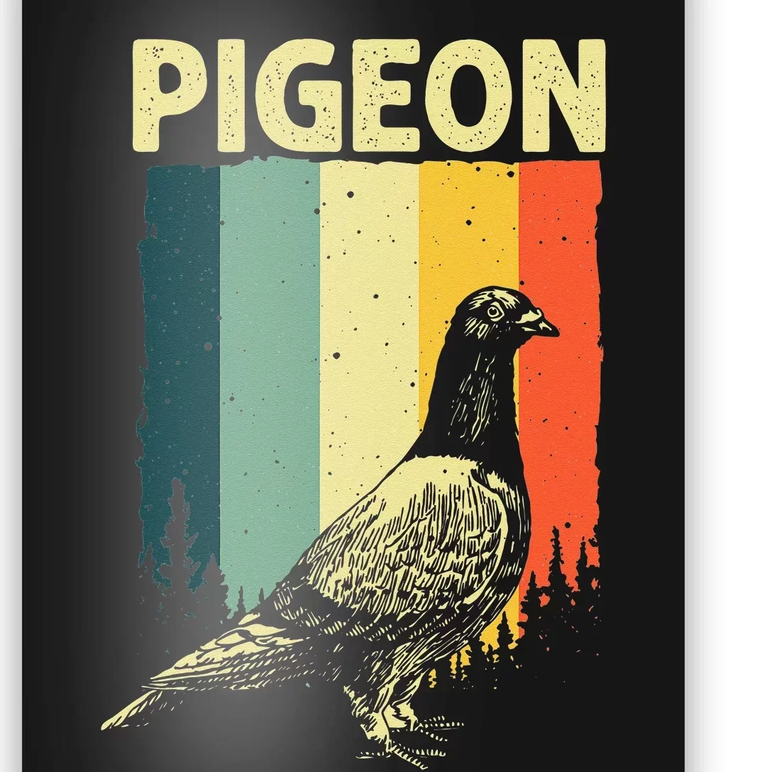 Funny Pigeon Design For Men Women Pigeon Costume Bird Lovers Poster