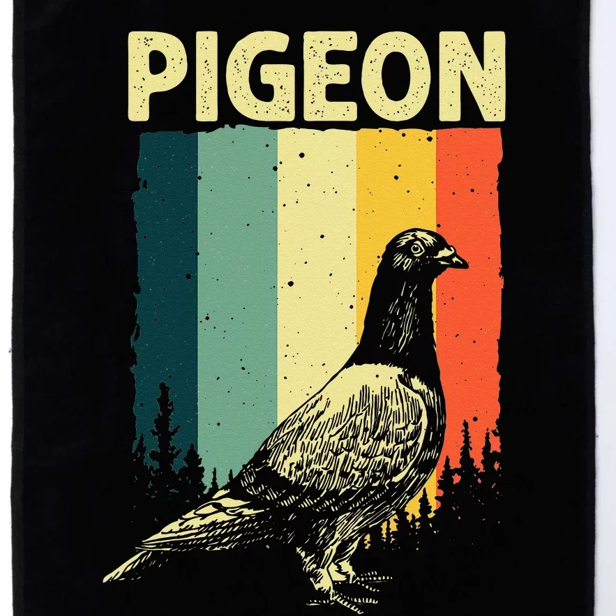 Funny Pigeon Design For Men Women Pigeon Costume Bird Lovers Platinum Collection Golf Towel