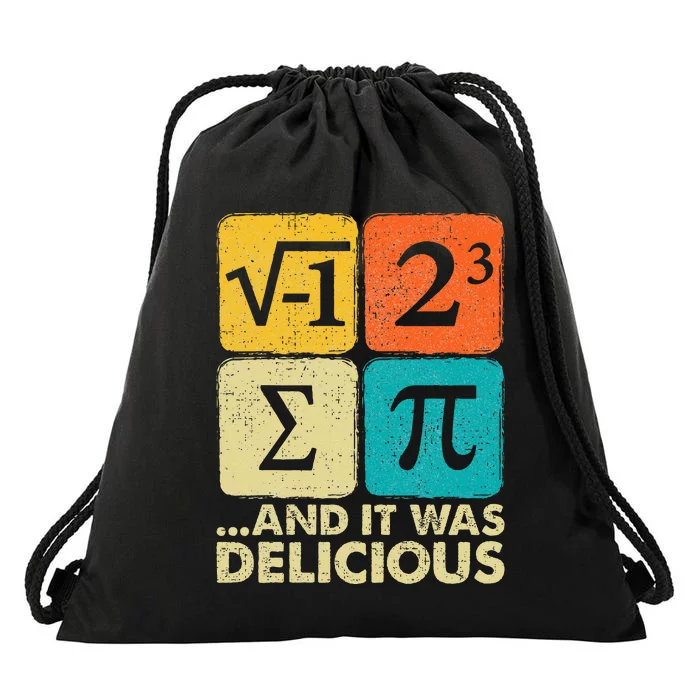 Funny PI Day Math Pun Drawstring Bag