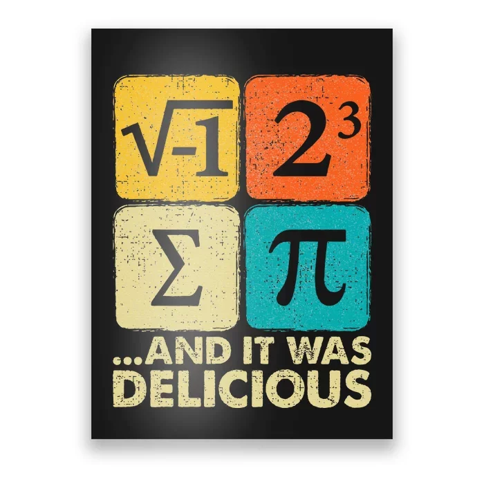 Funny PI Day Math Pun Poster