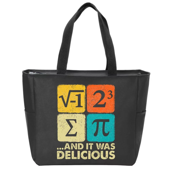 Funny PI Day Math Pun Zip Tote Bag