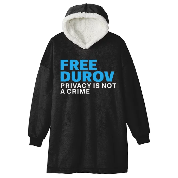 Free Pavel Durov Hooded Wearable Blanket