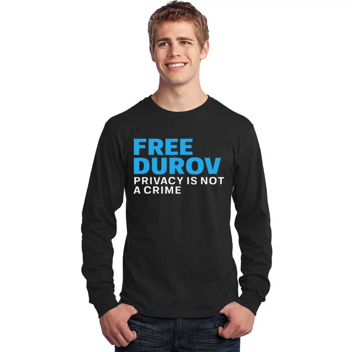 Free Pavel Durov Tall Long Sleeve T-Shirt