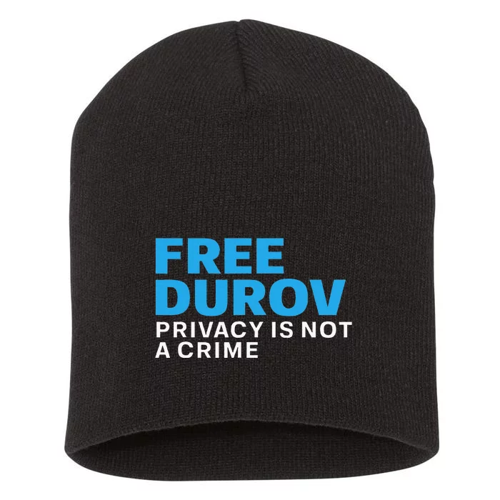 Free Pavel Durov Short Acrylic Beanie