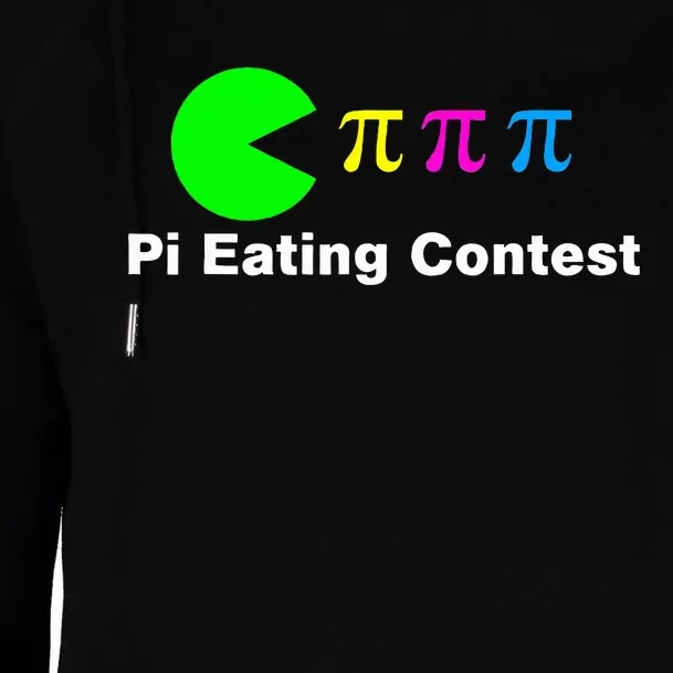 Funny Pi Day Math Science Pi Eating Contest Mix Womens Funnel Neck Pullover Hood