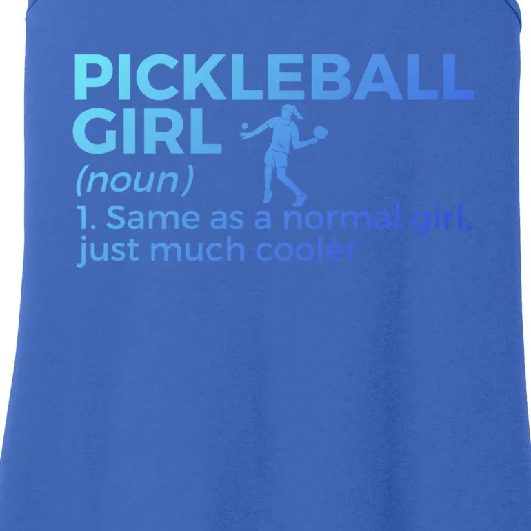 Funny Pickleball Definition Funny Gift Ladies Essential Tank