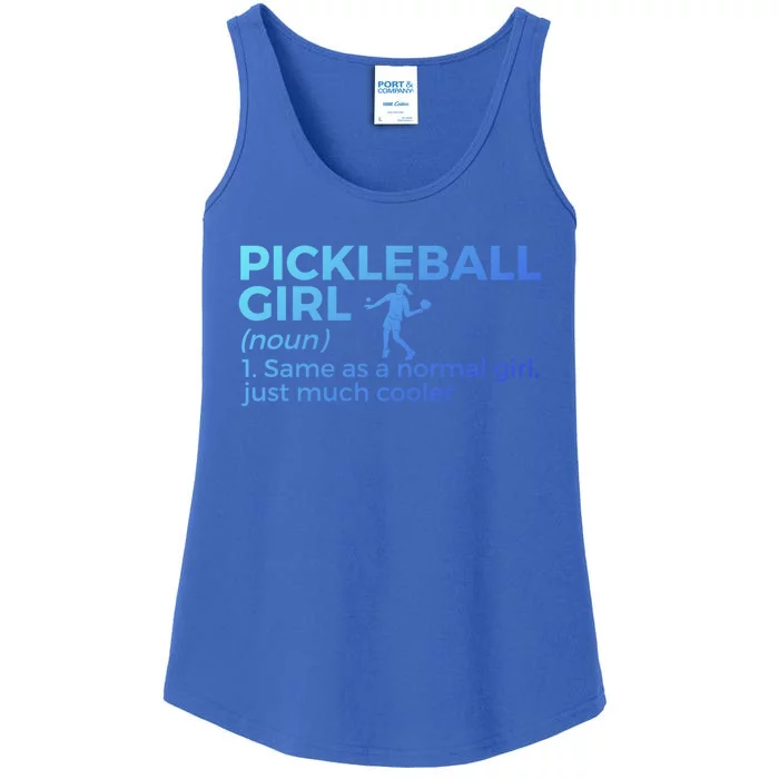 Funny Pickleball Definition Funny Gift Ladies Essential Tank