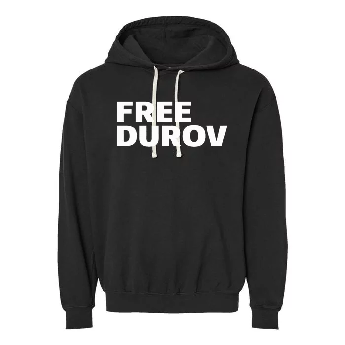 Free Pavel Durov Privacy Is Not A Crime Garment-Dyed Fleece Hoodie