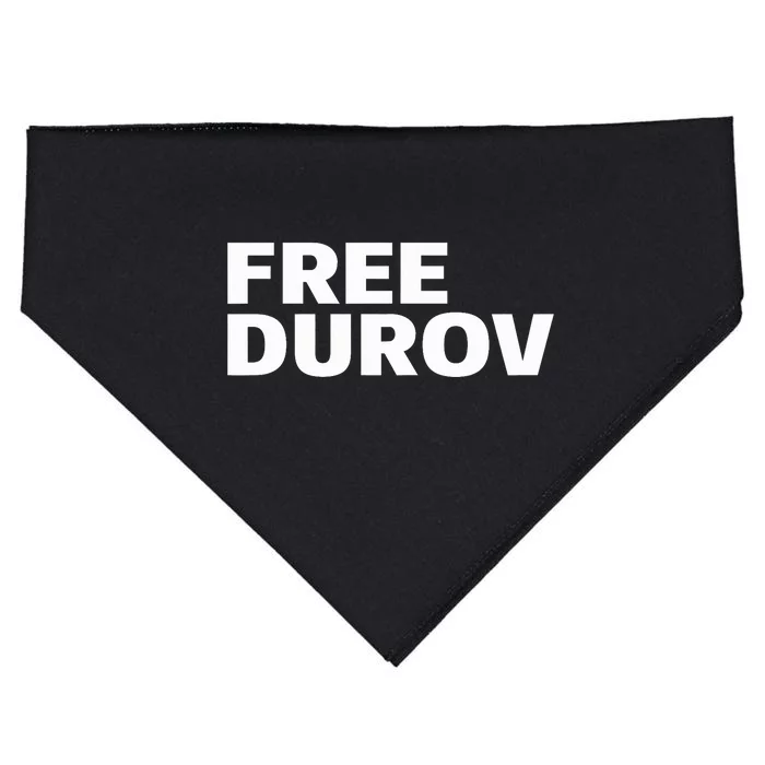 Free Pavel Durov Privacy Is Not A Crime USA-Made Doggie Bandana