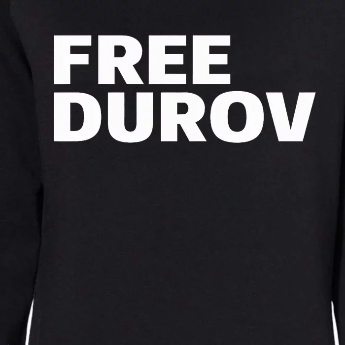 Free Pavel Durov Privacy Is Not A Crime Womens California Wash Sweatshirt